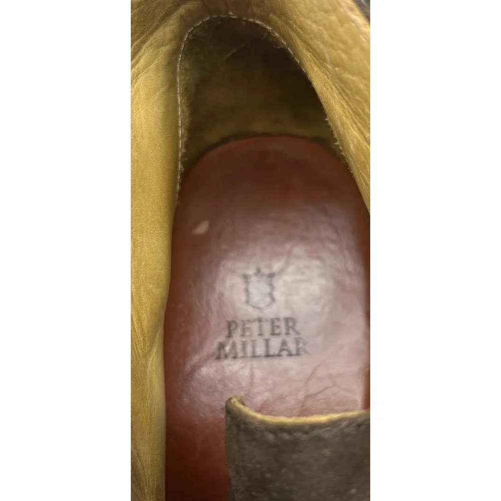 Peter Millar Suede Leather Nomad Chikka Bootie, Men's 9.5 Made In Brazil MC00F12